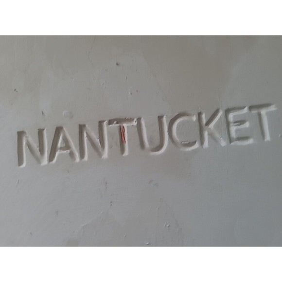 Nantucket Ceramic Pottery Wall Pocket Hanging Planter Floral - Picture 8 of 8